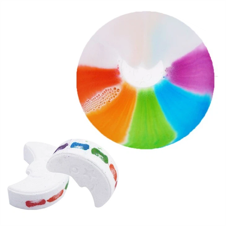 rainbow bath bomb