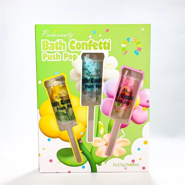 Bath Confetti Push Pop
